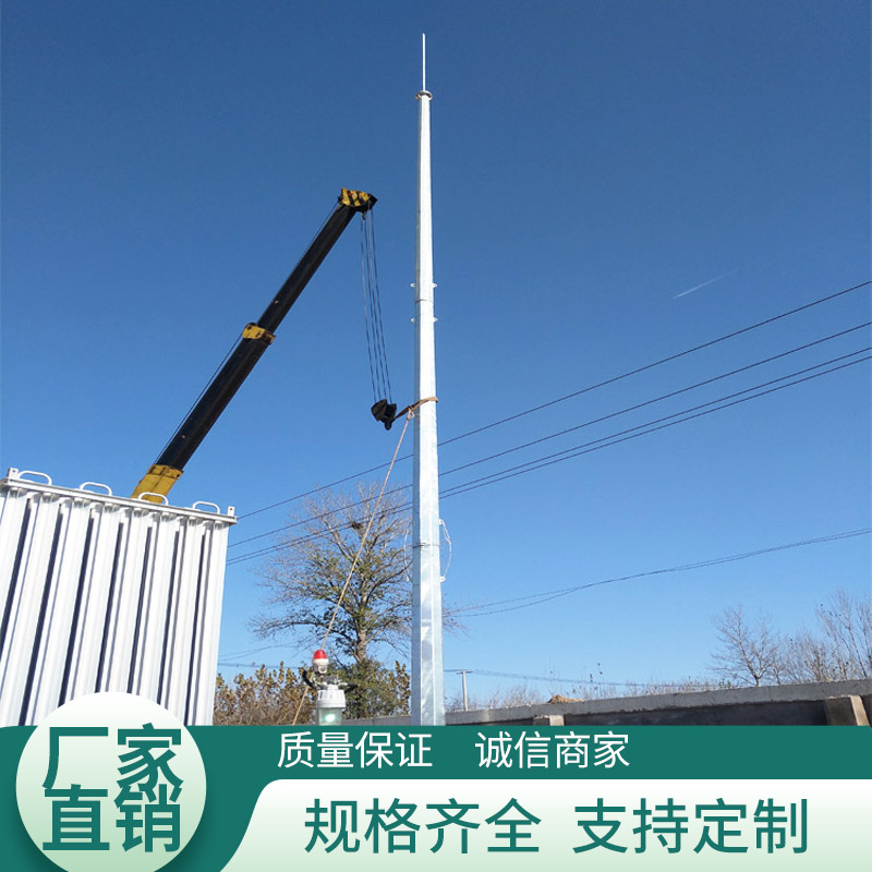 避雷塔生产厂家 圆钢钢管避雷针塔 钢结构热镀锌 适用各种建筑 铂昇