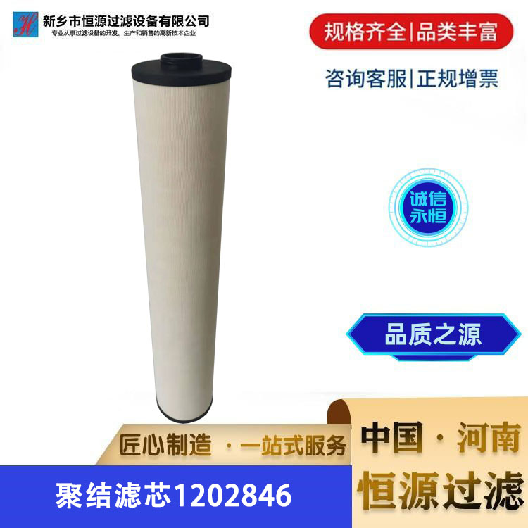 1202846 滤油机过滤器聚结分离电钢厂滤芯 恒源过滤 支持定制