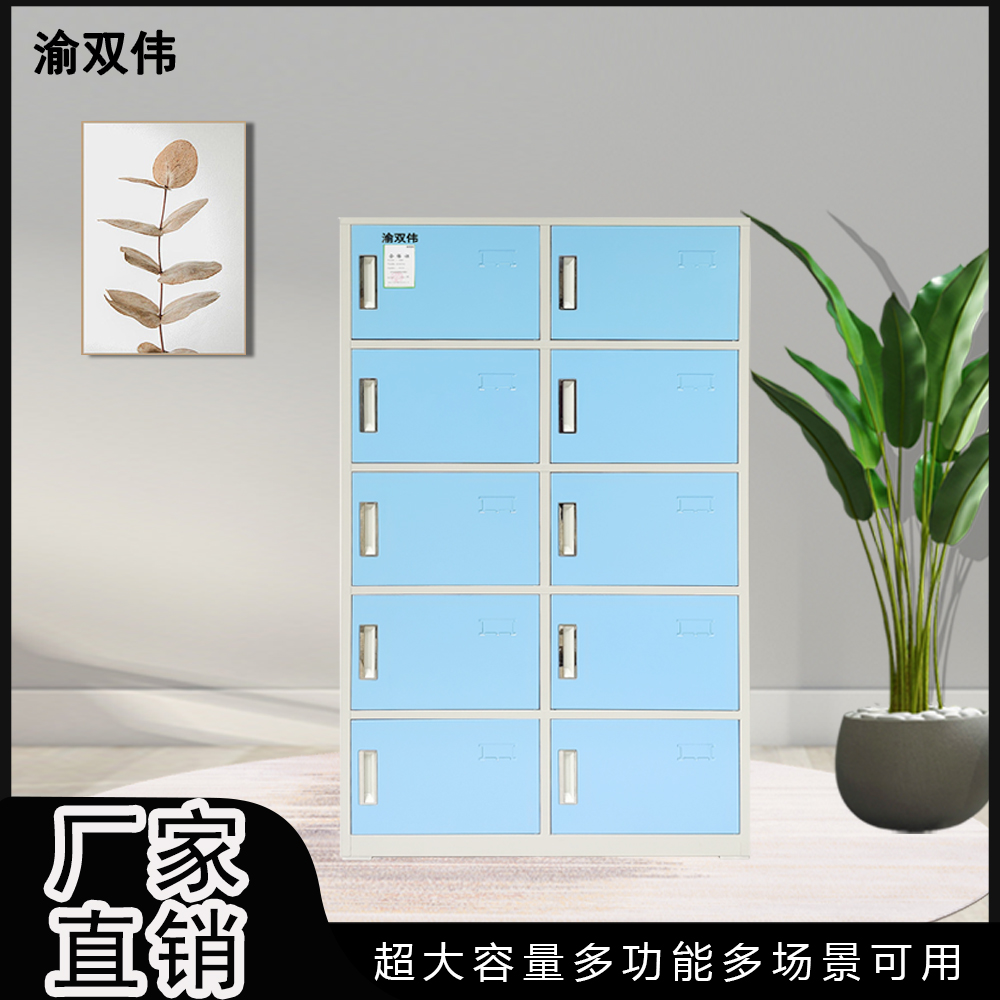 双伟 学生书包柜 钢制多门书包储物柜