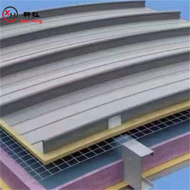 金属屋面 65-430直立锁边屋面系统 氟碳漆铝镁锰板