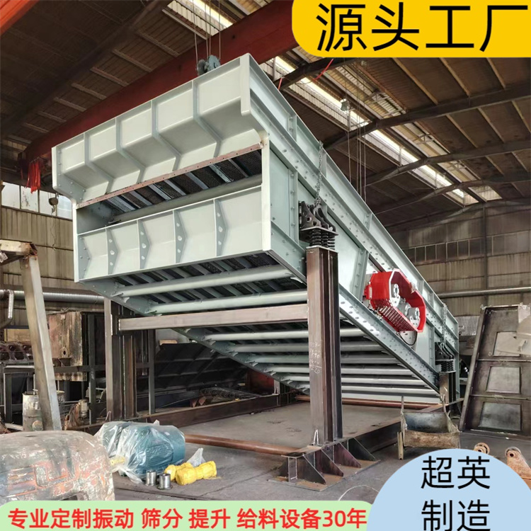 铁矿石电动筛 大型重型直线振动筛 矿山圆振筛