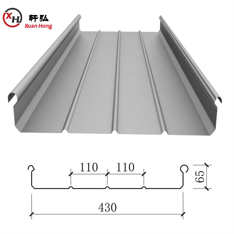 铝合金板 铝镁锰板立边咬合 保温压瓦 车站屋面瓦定制安装