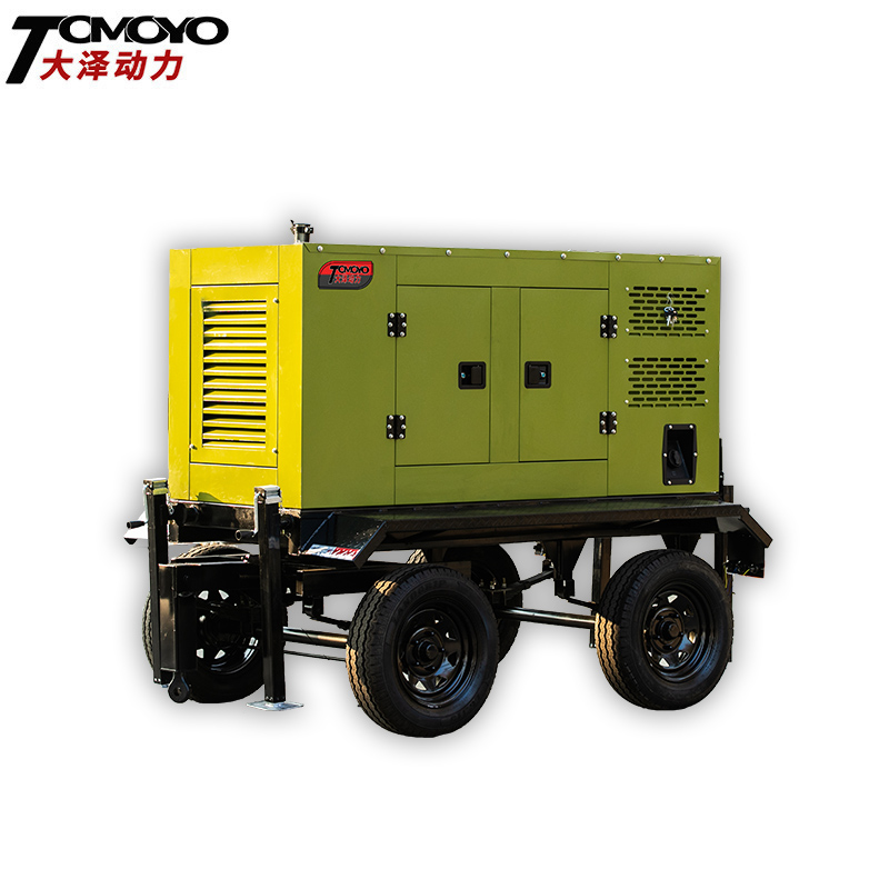 大泽动力300/400/500KW静音拖车柴油发电机