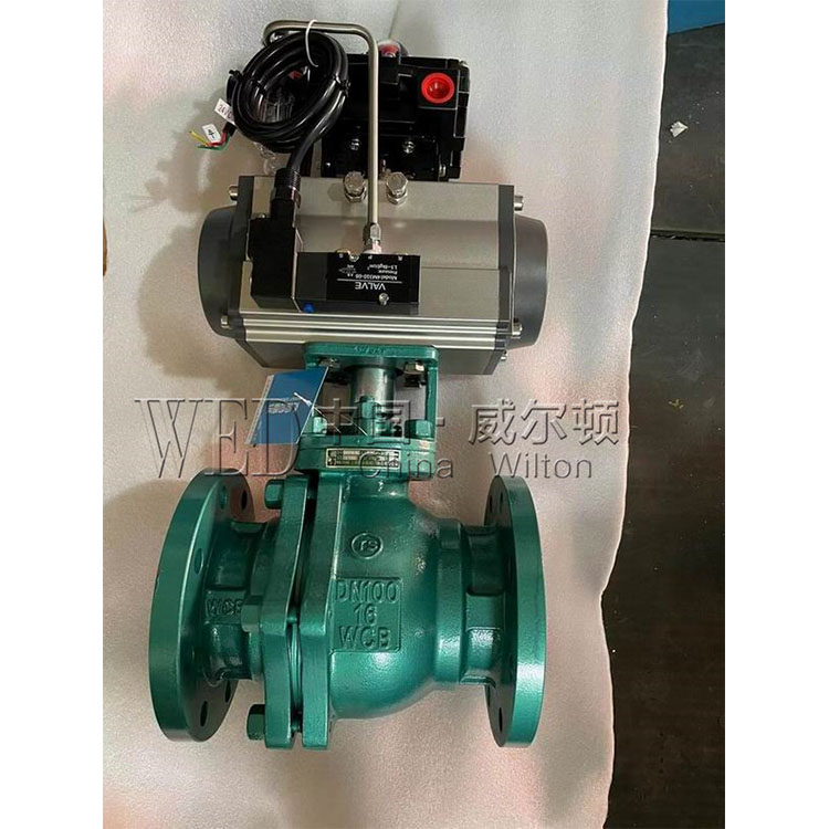 气动衬氟法兰球阀Q641F化工专用