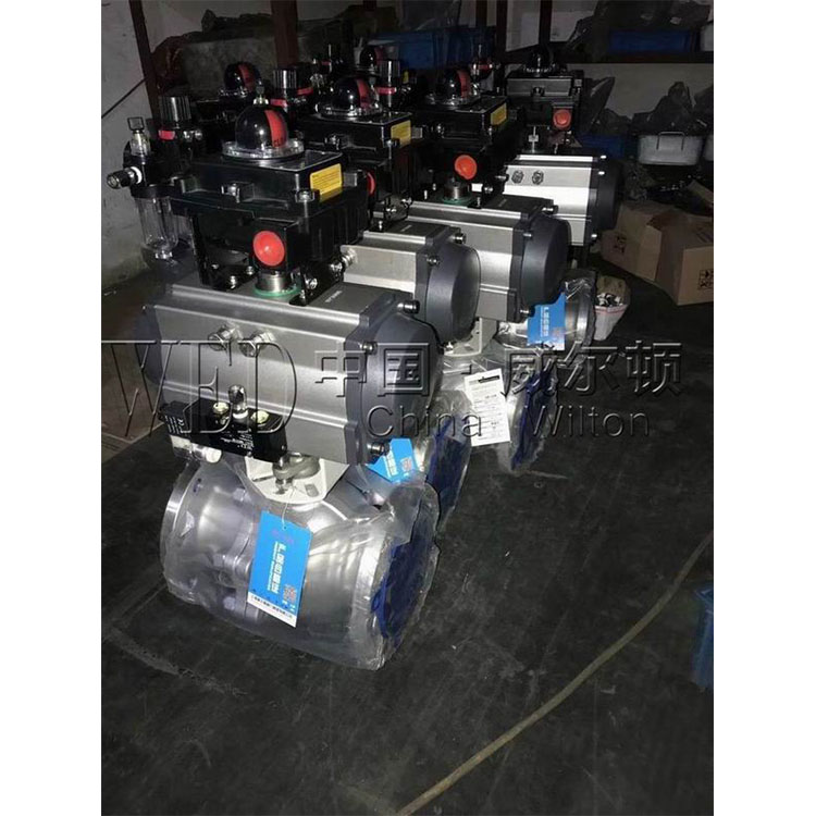 304全不锈钢气动球阀Q641F
