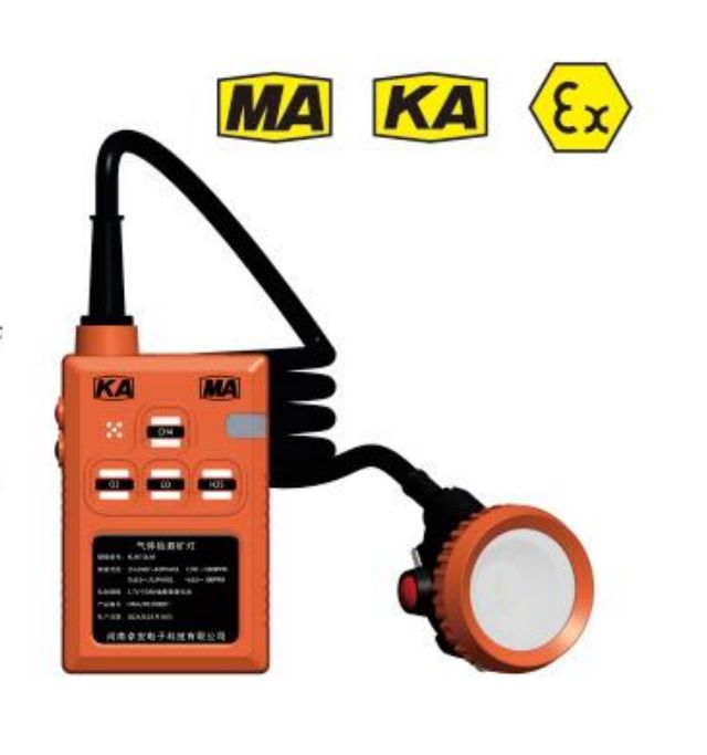 KLW10LM型气体检测矿灯