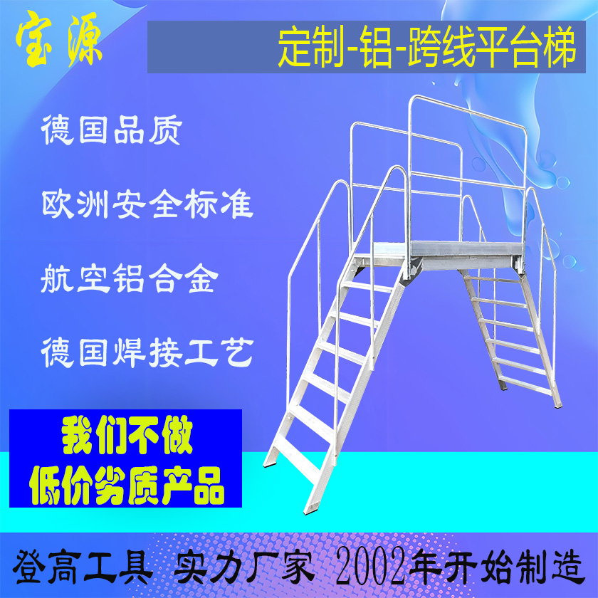 成都宝源 四川铝合金蜈蚣伸缩梯-定制脚手架移动取货梯D22