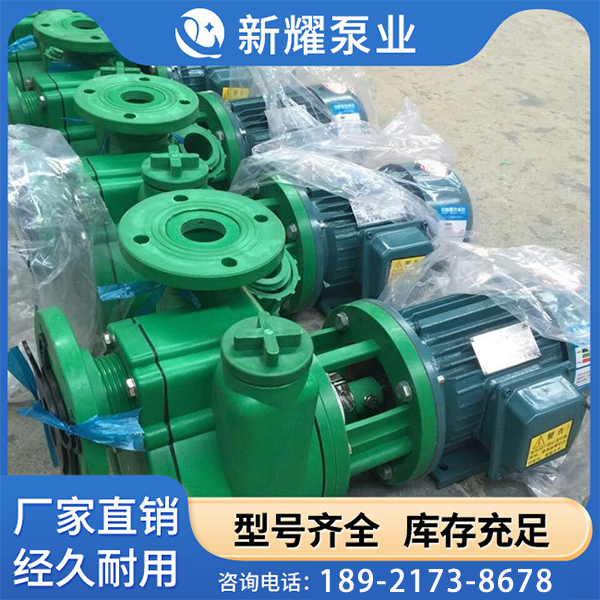 新耀制造 氟塑料自吸泵 氟塑料泵