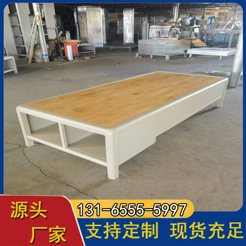 监室床  标准制式上下床 钢制带鞋架抽屉营具专用床