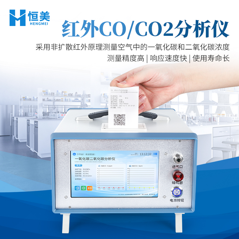 红外一氧化碳分析仪 自带吸气泵
