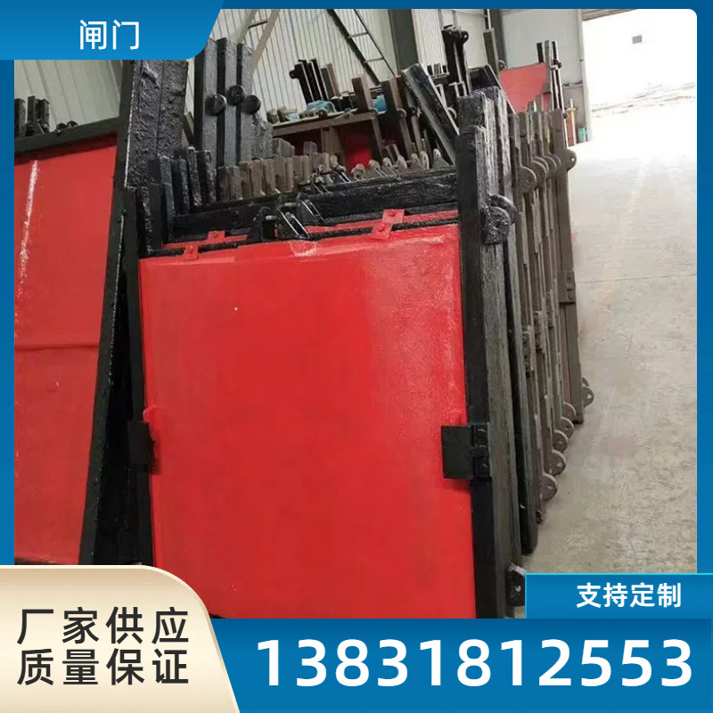 厂家供应水库电站铸铁闸门泵站智能一体化闸门高密封启闭机 平板门