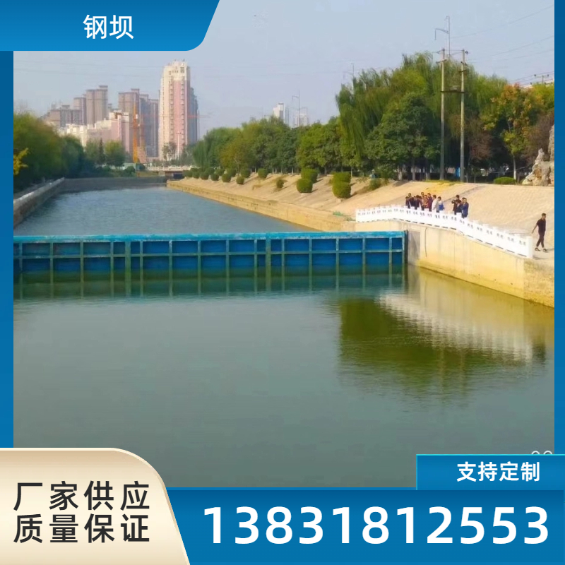 液压钢坝闸门坝 景观 拦水坝 翻板钢制 弧形底轴驱动