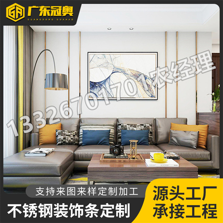 不锈钢弧型线条吊顶装饰条