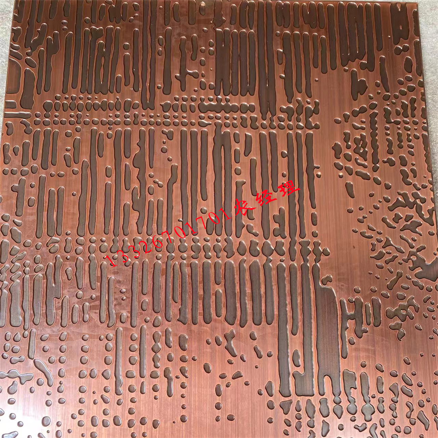 3厚不锈钢地雕刻，5厚金属雕花，不锈钢腐蚀厂家