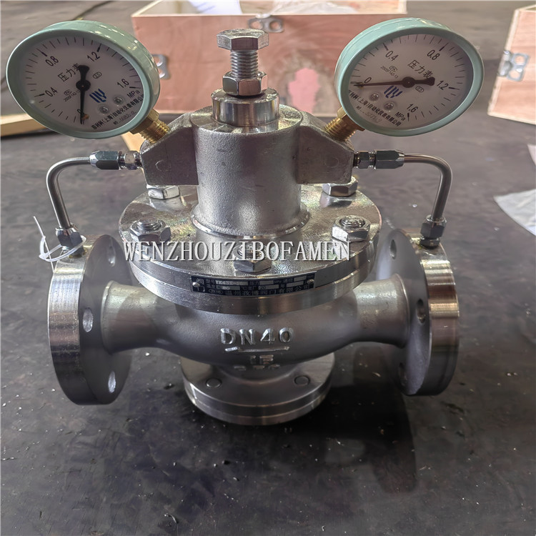 不锈钢先导式气体减压阀 YKX43X-16P YK43F-25P YK43X-40P 天然气 氧气减压阀