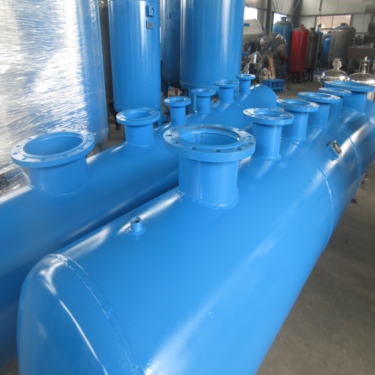 地暖分水器 家用工业用管道分流器 钢制分水器