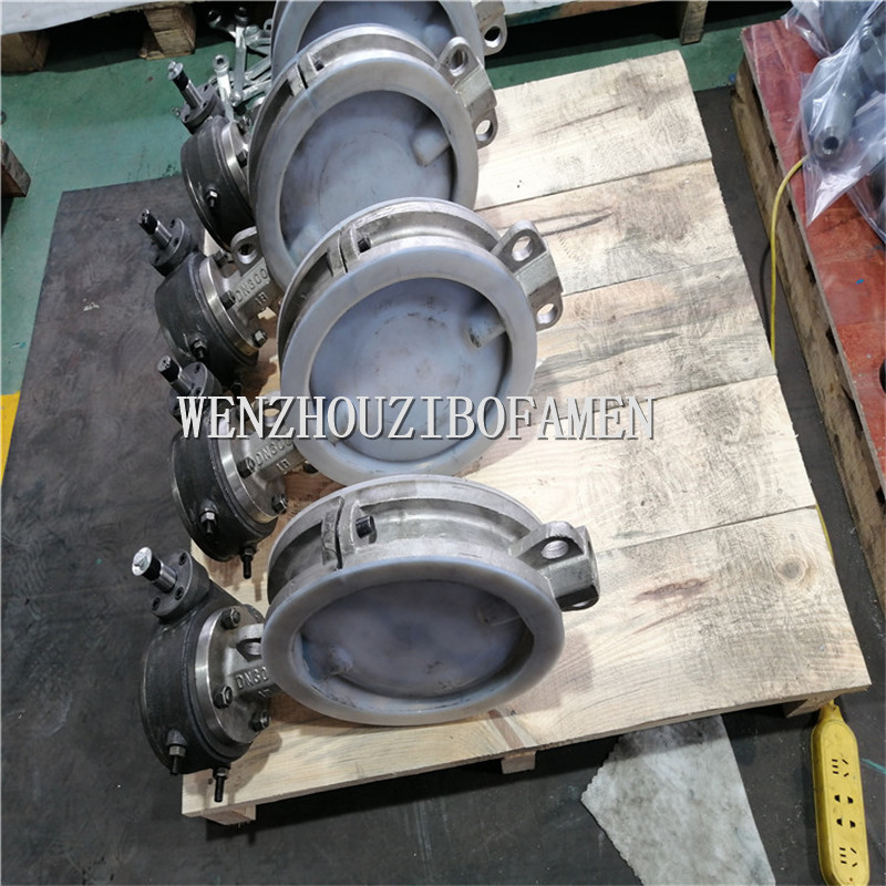 D71F46-10 D71F46-16C D71F46-10P D71F46-16P  化工强酸强碱衬氟蝶阀