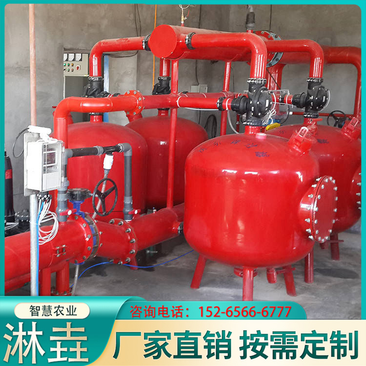 砂石过滤器 农用全自动反冲洗精密石英砂泥沙过滤器