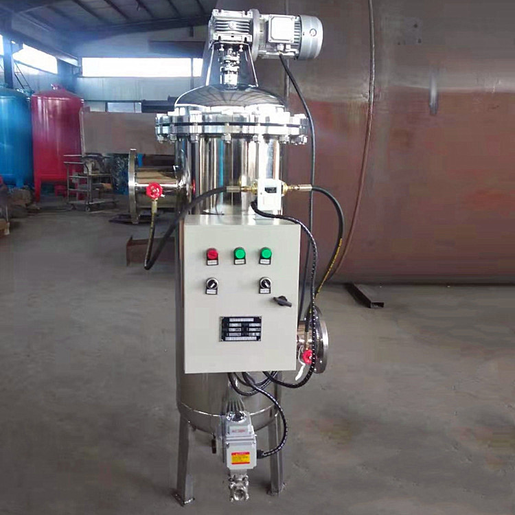 河水自清洗过滤器 立式电动刷式自清洗过滤器