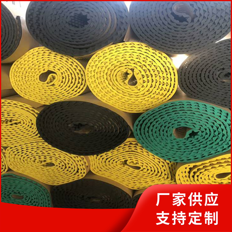 橡塑保温棉 自粘耐高温橡塑保温板 10mm屋顶阻燃橡塑保温材料 橡塑现货