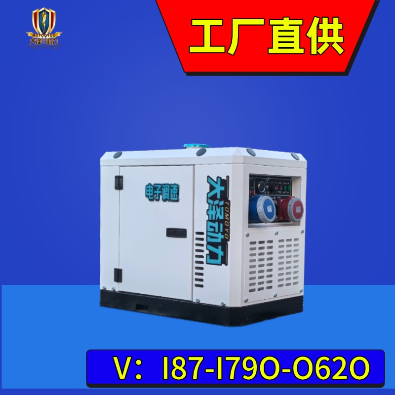 大泽动力3KW柴油变频发电机 电子调速220V380V