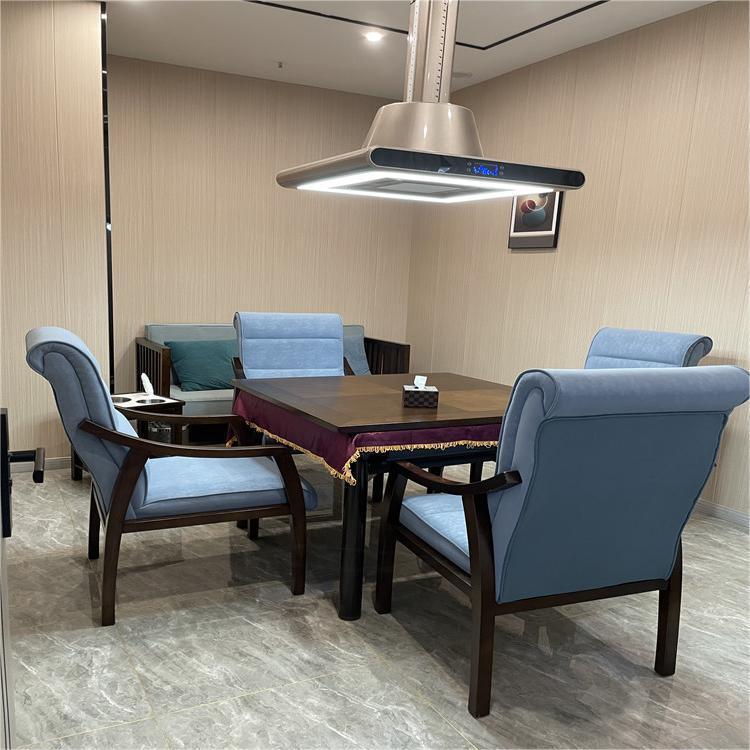 茶楼家具全屋定制做 装潢 包厢设计 卡座桌椅 中式家 具定制厂家