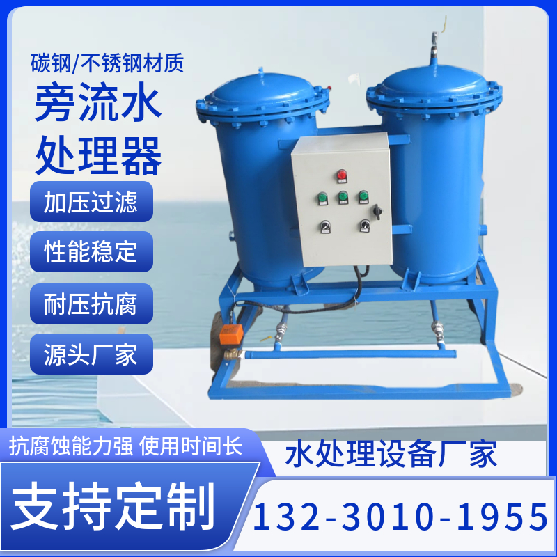 碳钢旁流水处理器  工业用综合水处理设备 旁通过滤器松原