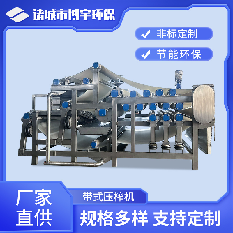 吨级水果挤压榨汁设备 柠檬柑橘橙子苹果压榨机 大型工业榨汁机 博宇