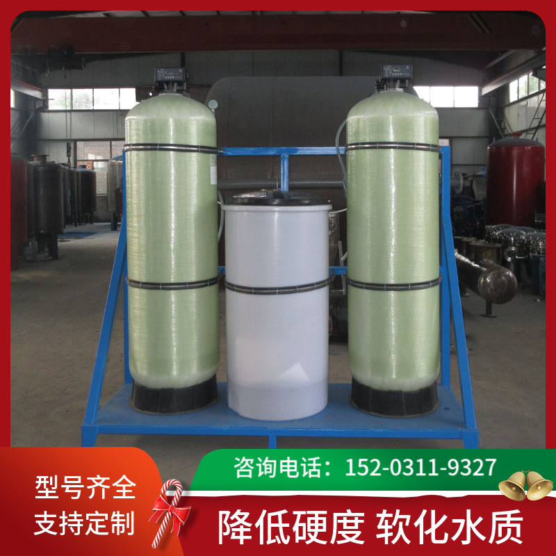 除水垢软水设备 双阀双罐全自动软水器 钠离子交换器张家界