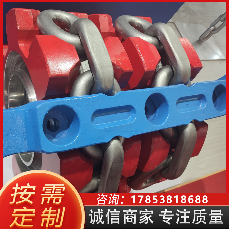 先进 40T矿用圆环链条 高强度耐磨紧凑链 淬火处理 多种规格