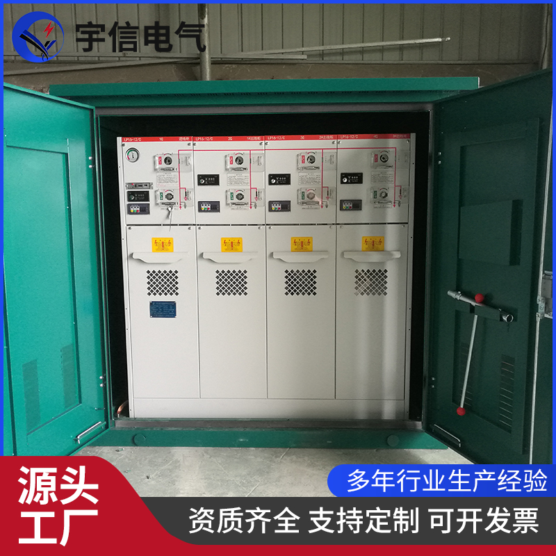 高压10KV欧式电缆分支箱 户外电缆分接箱铁壳不锈钢一进一出