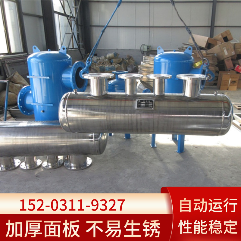 酒店地暖分集水器昆明 不锈钢集分水器 无缝焊接分水器