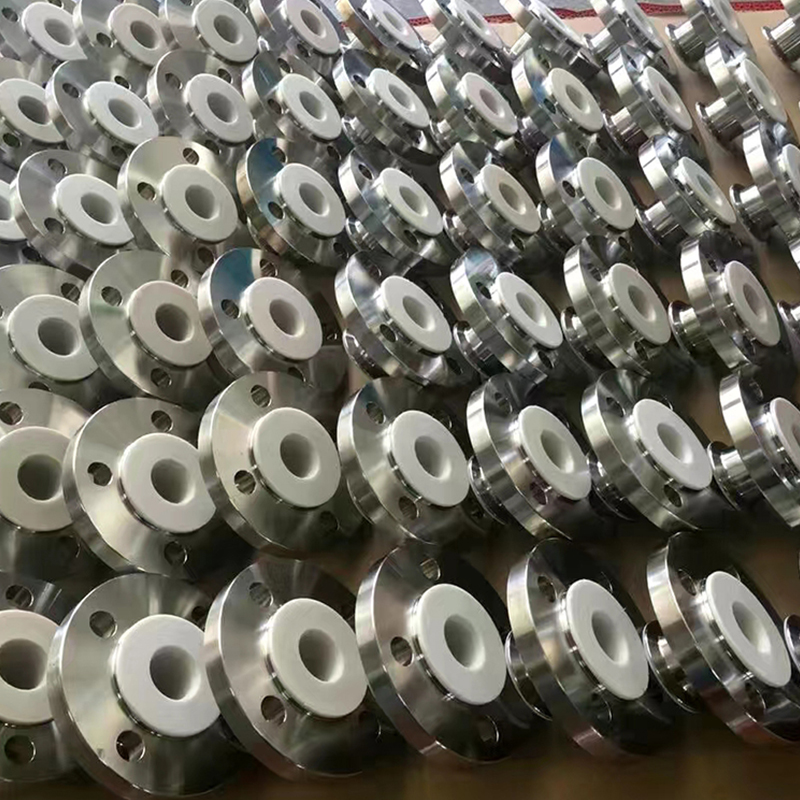 衬氟变径 衬四氟法兰盘  PTFE/PFA管件接头