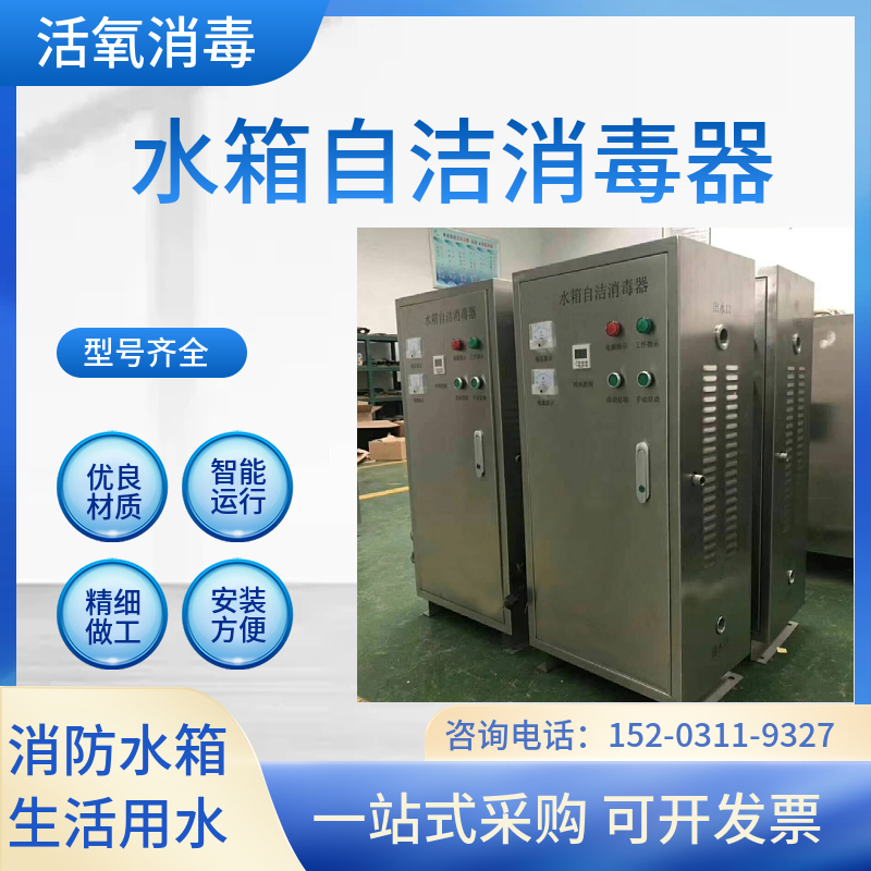 污水水箱自洁消毒器 水质净化消毒器 微电解消菌仪宜宾