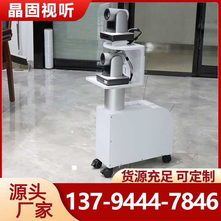 JG2000-D新款黑色摄像机地面升降推杆电动竹节升降器