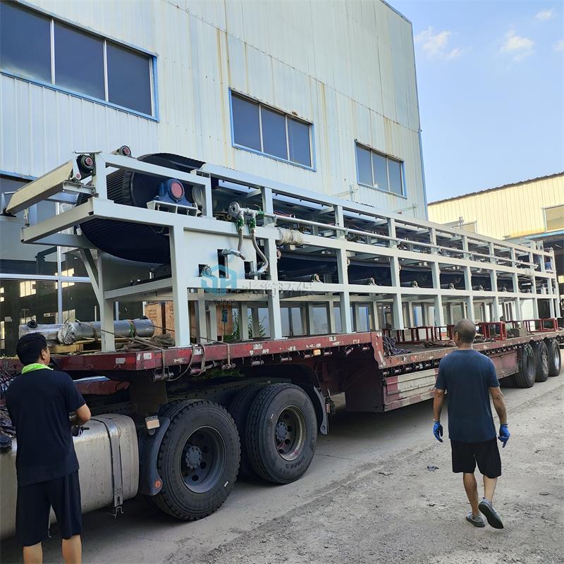 DU系列水平橡胶带式真空过滤机 真空带式脱水机 化工污泥处理设备