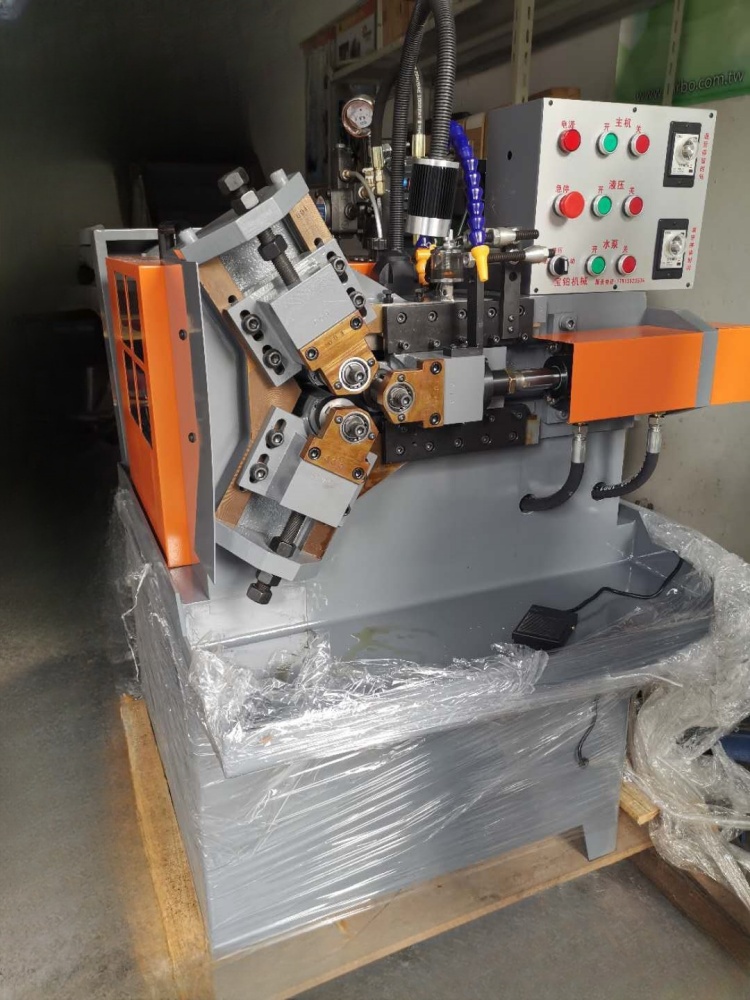 全自动三轴油压滚牙机 滚丝轮