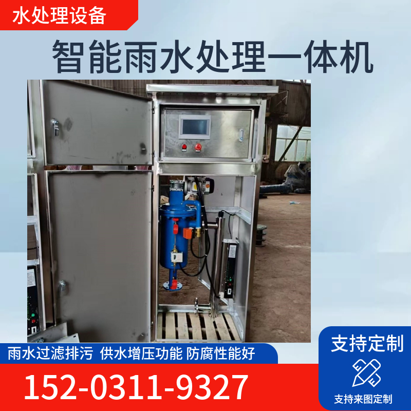 DN200雨水过滤装置 智能水处理一体机 惠州泳池一体化水处理设备