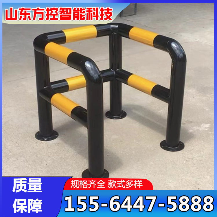 淄博防撞柱 加厚钢管警示柱 不锈钢固定立柱 隔离道路活动 可拆卸