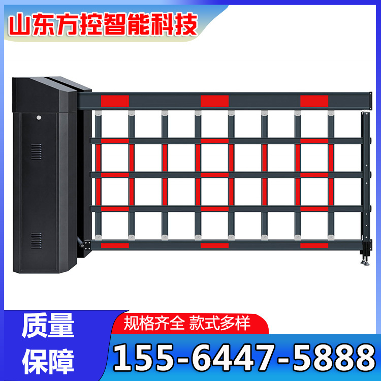 淄博空降闸 智能电动道闸 停车场车牌识别系统 方控智能 挡车杆安装
