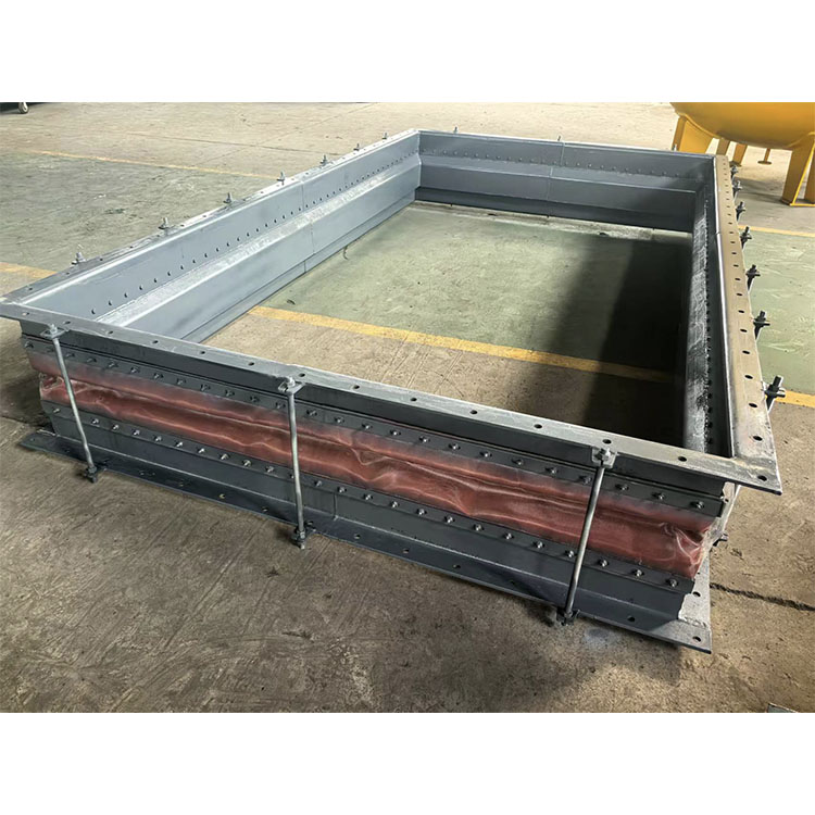 厂家定做烟道矩形纤维织物膨胀节 柔性补偿器