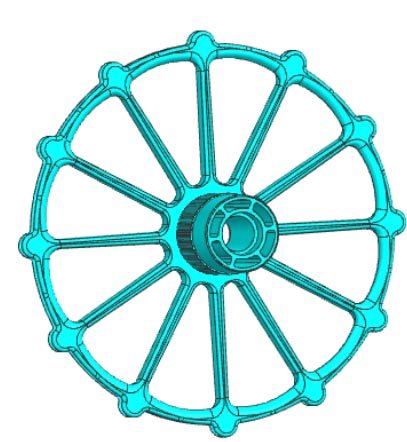 精密模具注塑POM-轮盘 快速出货 厂家直销