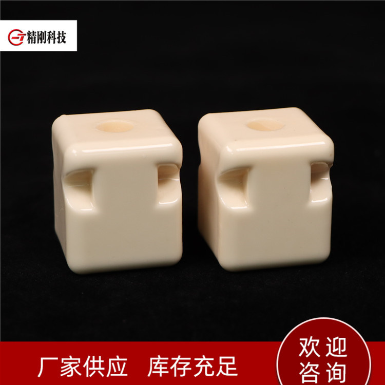 99氧化铝陶瓷 机械设备配件 工业陶瓷异形件 精刚生产