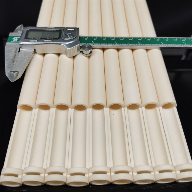 刚玉管 厂家定制 真空炉99氧化铝管 窑炉耐火管 锂电池窑保护管