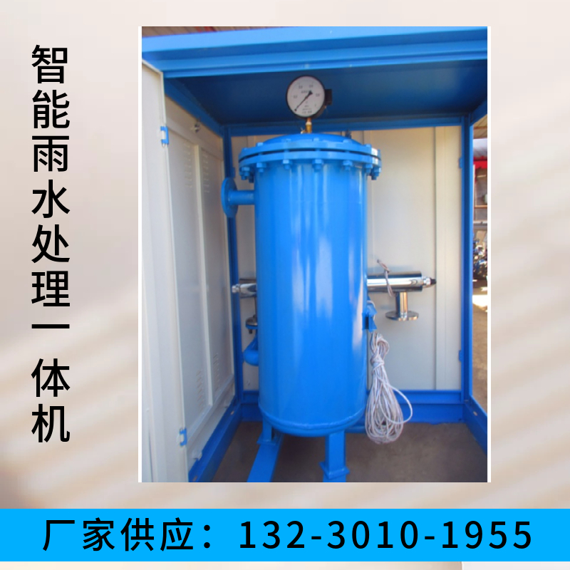 雨水收集系统  地上式雨水处理一体机  大型收集处理器巢湖