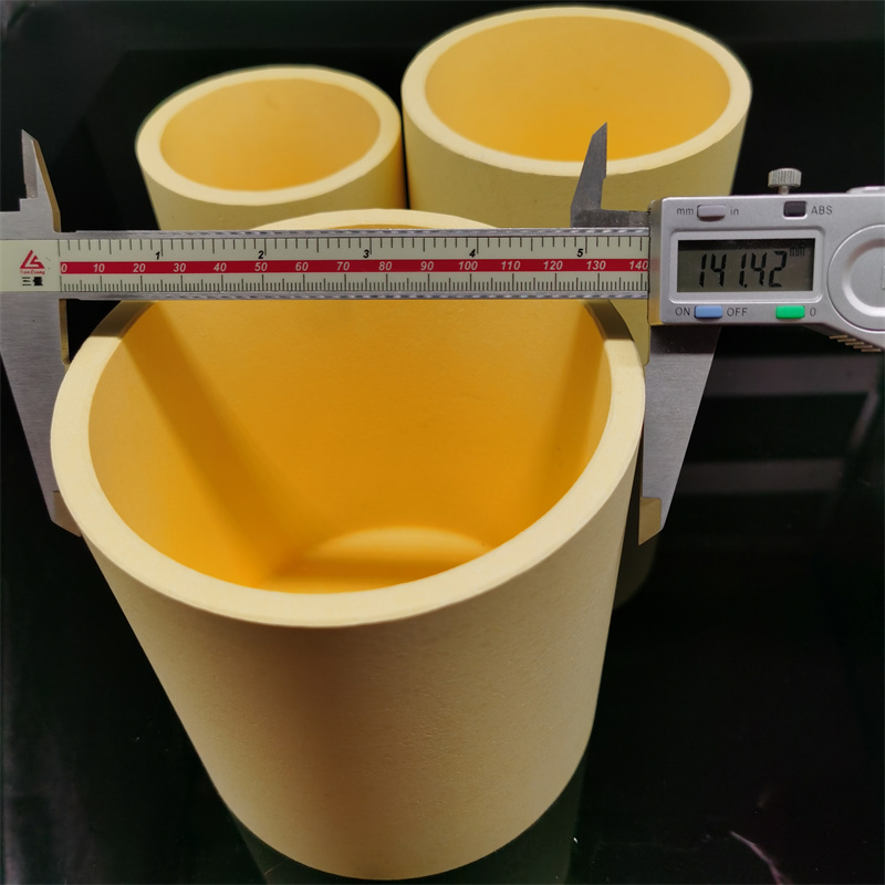 精刚陶瓷 电熔氧化锆坩埚 高硬度陶瓷坩埚 不易磨损