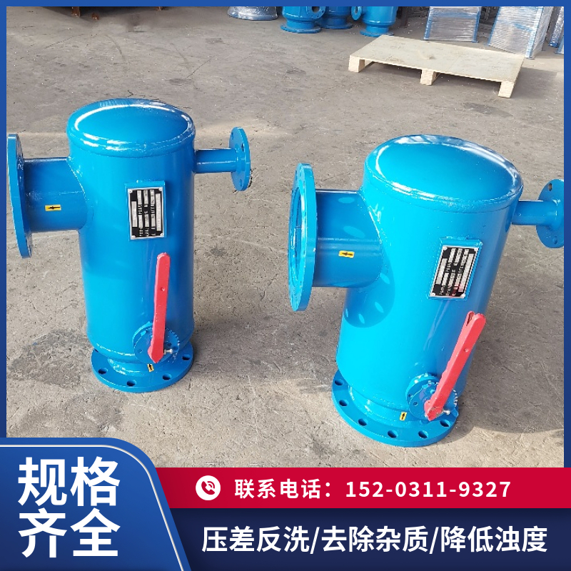 法兰反冲洗过滤器 宜宾电厂用除污器 水质处理器