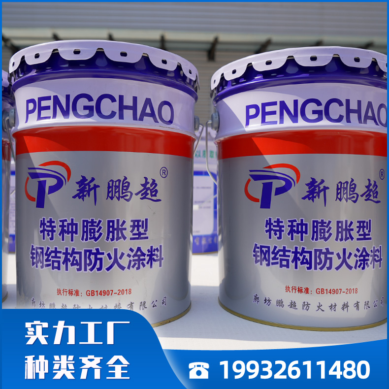 特种钢结构防火涂料 特种膨胀型钢结构防火涂料 阻燃隔热 附着力好 源头工厂 按时发货
