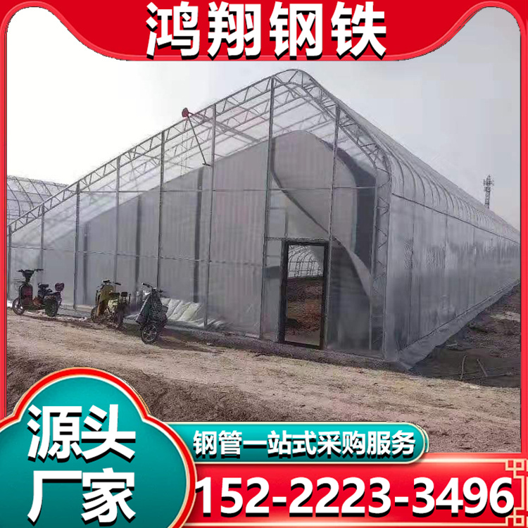 镀锌椭圆管 大棚管生产加工 热浸镀锌管 2寸 农业种植用管