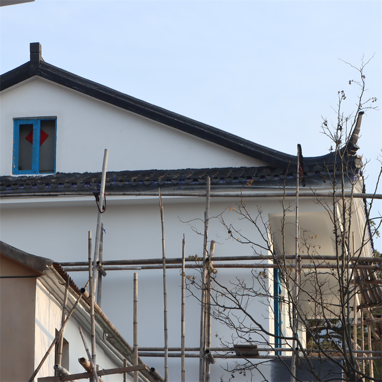 仿古琉璃瓦 造型多样 多彩环保 筛选粉碎高压成型